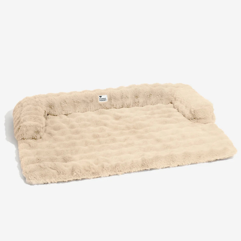 Flauschiges Hundesofabett mit beruhigendem Schutz für Ihr Haustier