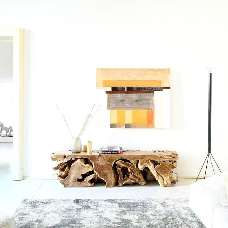 Credenza in radice di teak NAGA 160 cm