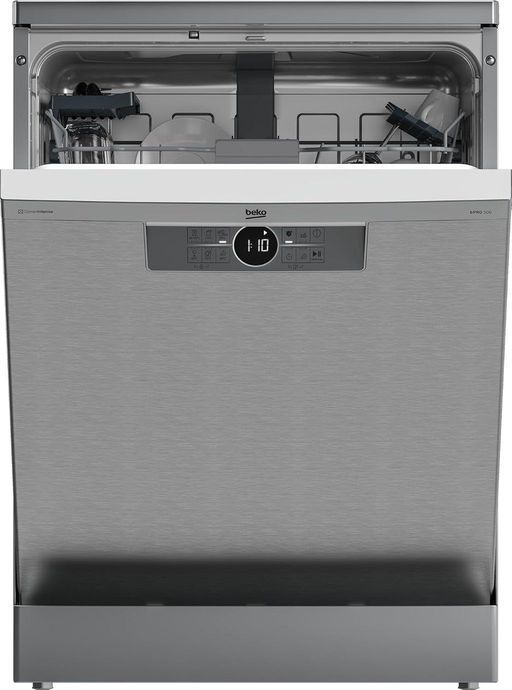 Beko BDFN26420W b300 Lavastoviglie a libera installazione, integrabile, 14 coperti, Motore ProSmart Inverter, TrayWash, HygieneIntense, 6 programmi, WaterSafe+, Bianco