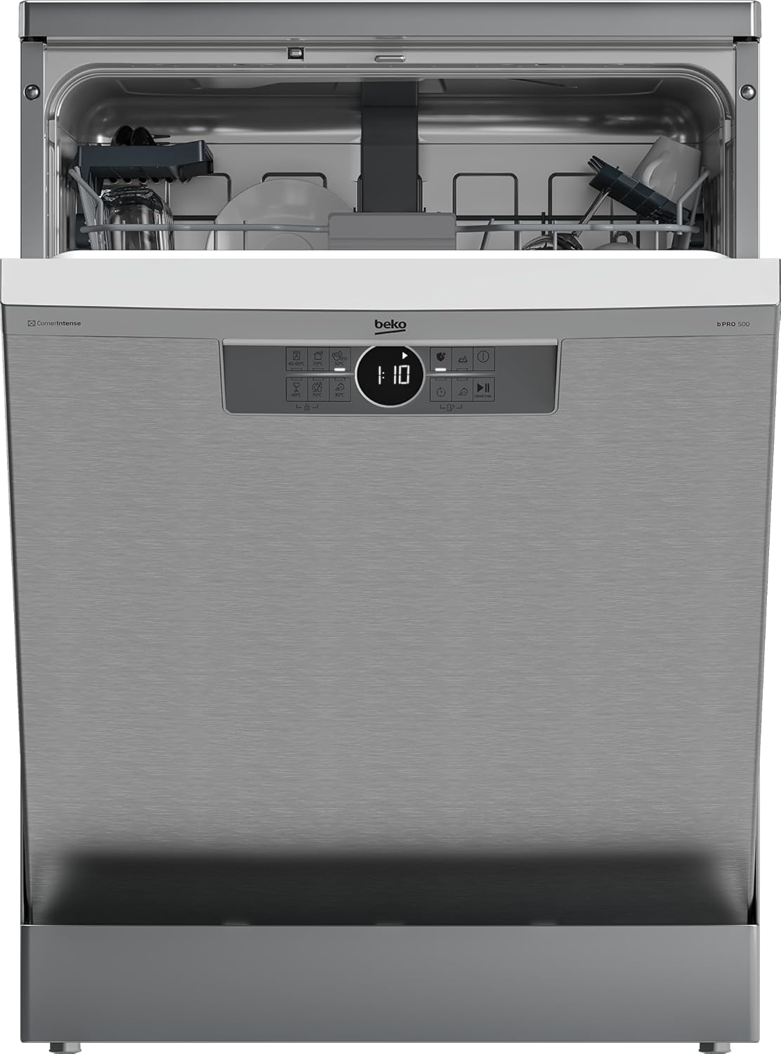 Beko BDFN26420W b300 Lavastoviglie a libera installazione, integrabile, 14 coperti, Motore ProSmart Inverter, TrayWash, HygieneIntense, 6 programmi, WaterSafe+, Bianco