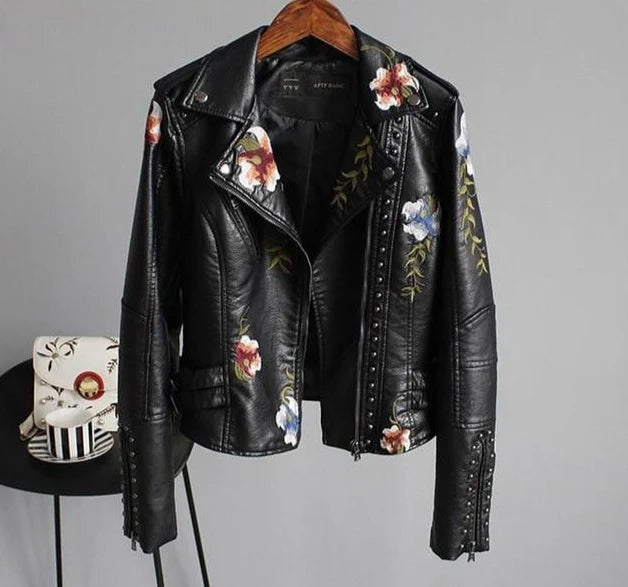 Donna - Giacca in pelle da donna