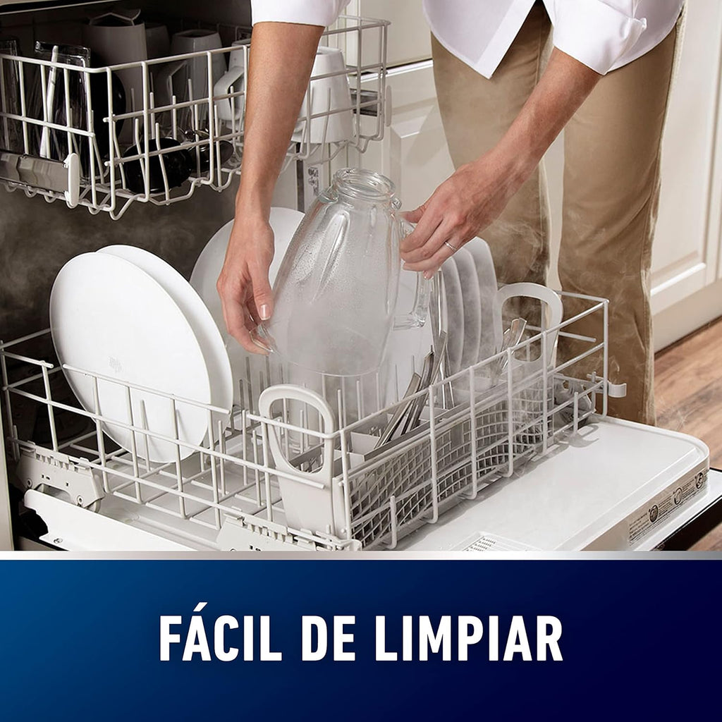 OSTER Classic Frullatore a immersione e frullatore per smoothie, 3 velocità, 600 W, bicchiere in vetro da 1,25 l, lame in acciaio inossidabile [OBL245X], 1 pezzo