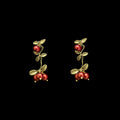 Cranberry - Ohrstecker hngend
