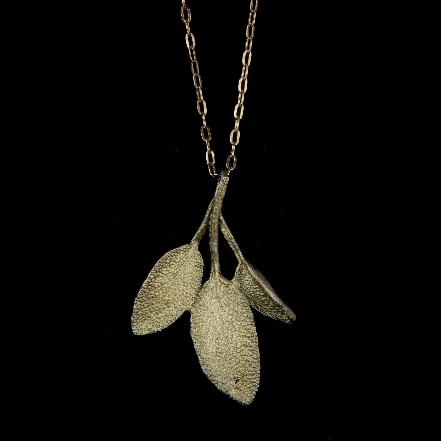 Piccole erbe - Salvia - Collana con pendente