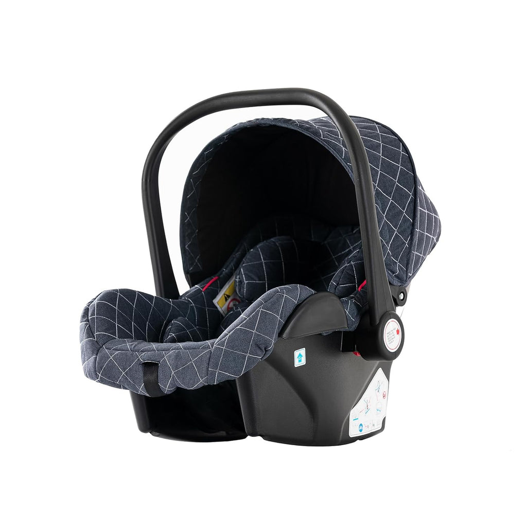 Sianldcone Passeggino 3 in 1, Set Passeggino con Tessuti di Alta Qualità, Sistemi di Viaggio con Spinta Reversibile, Passeggino Combinato a Vista Aperta Set Completo 3 in 1 (V9 Cachi)