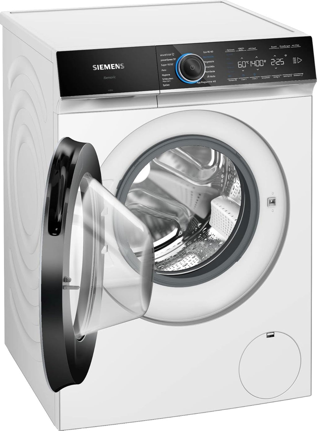 Siemens WG54G106EM iQ500, Waschmaschine 10kg, 1400 U/min, Antiflecken-System, varioSpeed für schneller saubere Wsche, Nachlegefunktion, wscheschonend, LED-Display, aquaStop, Amazon Exclusive Edition