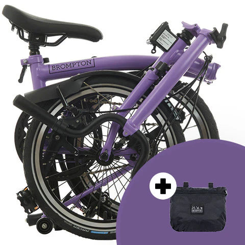 C Line Explore - Niedriger Lenker - Pop Lilac + Satteltasche (Bundle)