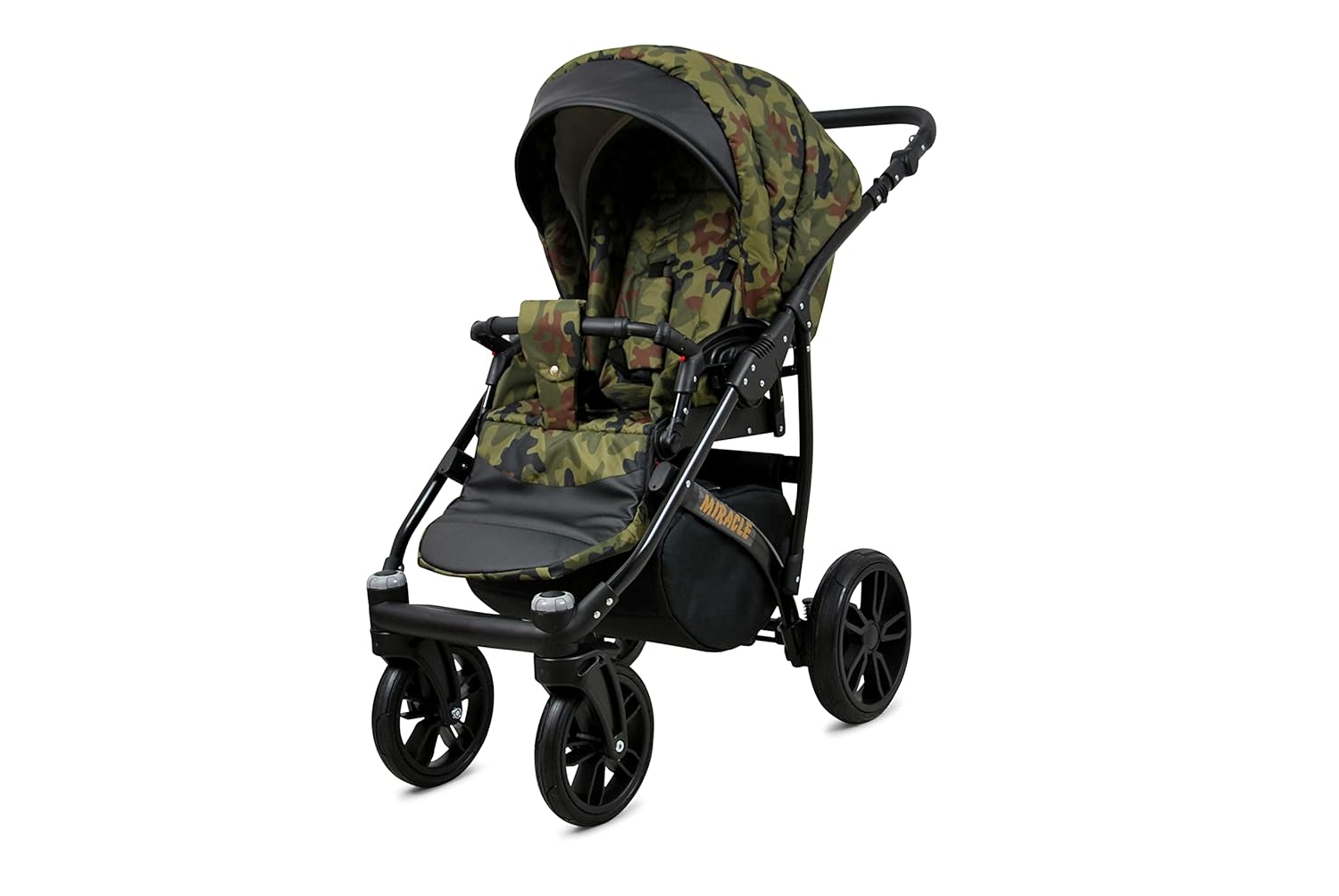 BabyLux® Bambimo Set Passeggino 3 in 1 - Optimal - incl. Navicella, Seduta Passeggino, Seggiolino Auto Ovetto - Seggiolino Auto - Set Passeggino - Passeggino Combinato con Borsa Fasciatoio, Parapioggia ecc.