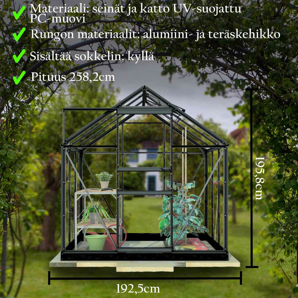 Serra Lykke PC 5m2, nera