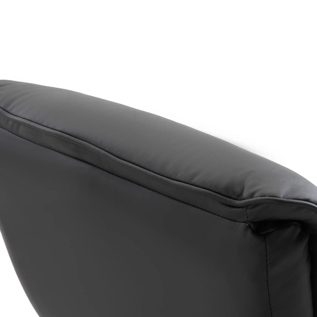 Poltrona relax HOMCOM con poggiapiedi girevole a 360°, reclinabile a 145°, stile Chesterfield