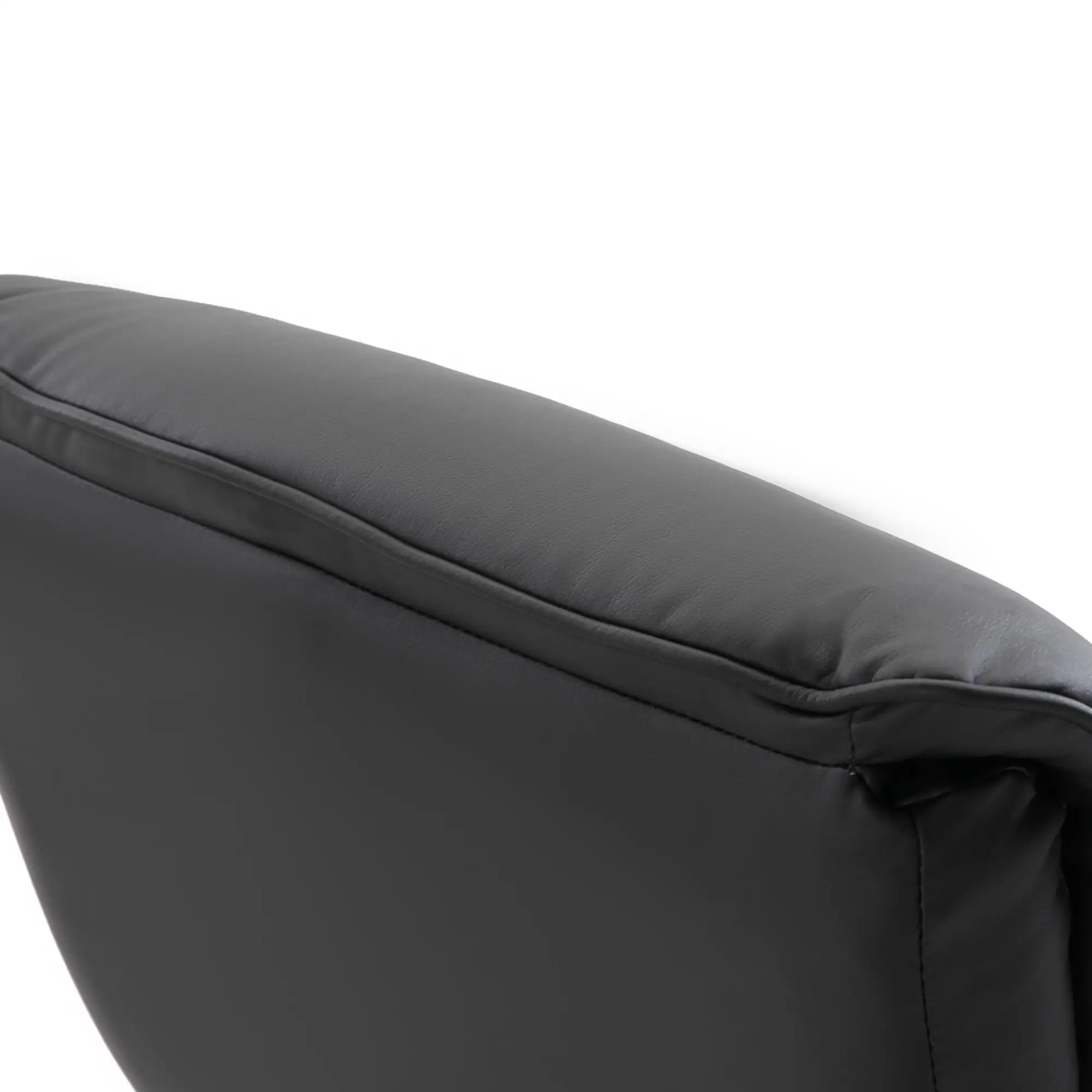 Poltrona relax HOMCOM con poggiapiedi girevole a 360°, reclinabile a 145°, stile Chesterfield