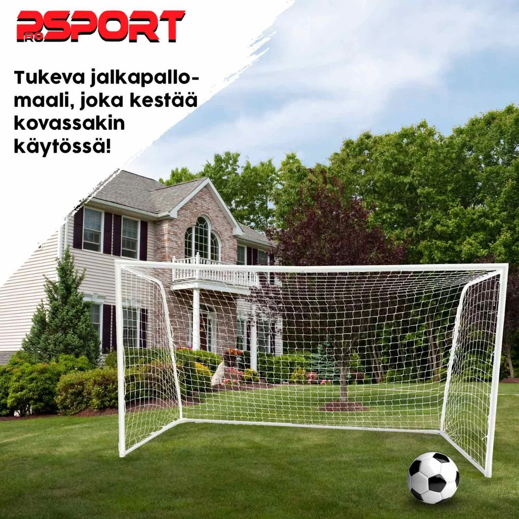 Prosport Porta da calcio, robusta, 366 x 198 x 152 cm