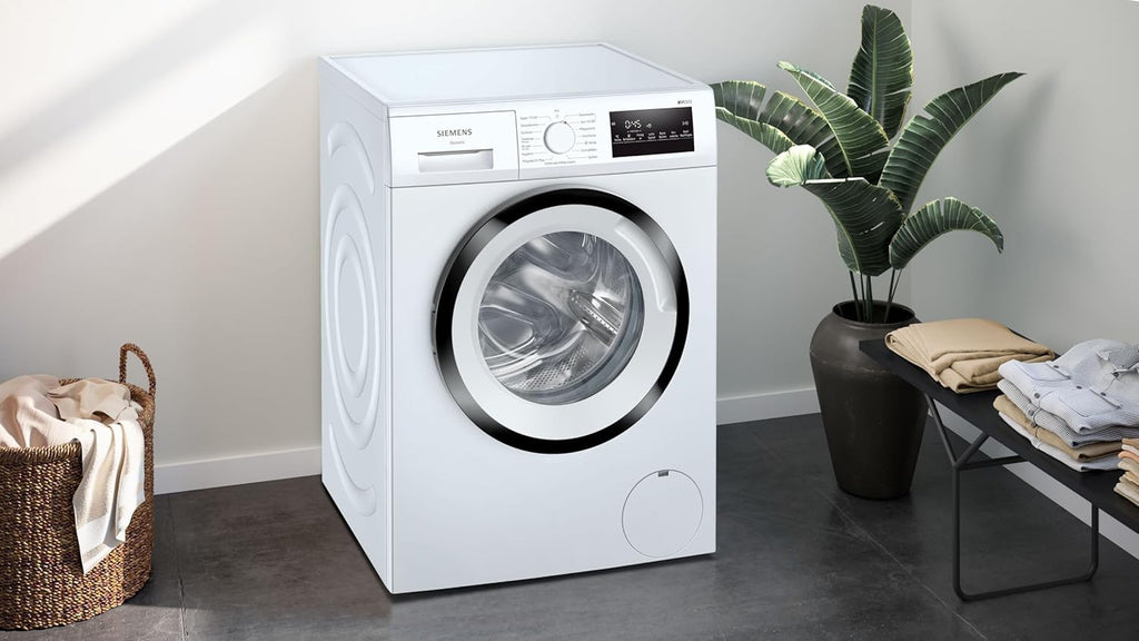 Siemens WM14N223 Lavatrice iQ300, Carica frontale con capacità di 7 kg, 1400 giri/min, speedPack L, Display LED, Programma Outdoor, Bianco, 60 cm