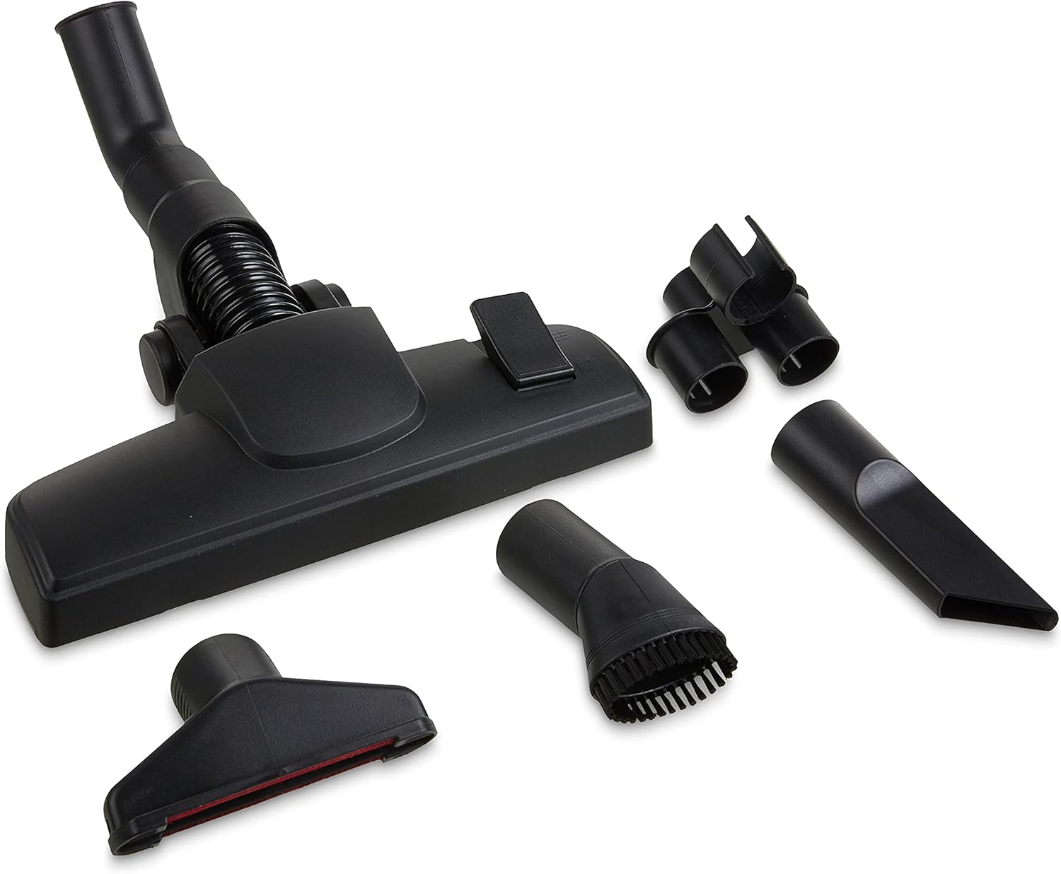 Amazon Basics - Aspirapolvere con sacchetto, potente, compatto e leggero, per pavimenti duri e tappeti, filtro HEPA, 700 W, 1,5 l, UE, nero