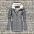 Winter coat with hood