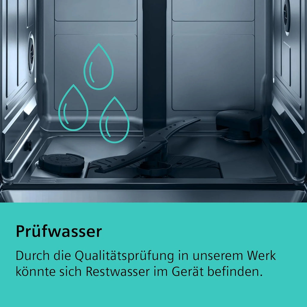 Siemens SR65YX08ME, iQ500 Lavastoviglie smart a scomparsa totale, larghezza 45 cm, cassetto portaposate, Zeolith, extra silenziosa, aquaStop, apertura automatica della porta a fine programma, varioSpeed, illuminazione interna