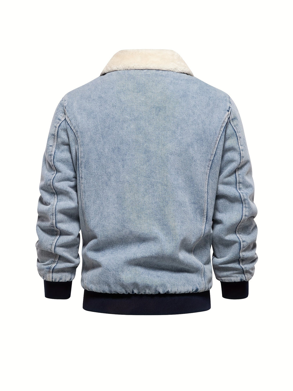 Lucas - Giacca in denim-pile da uomo