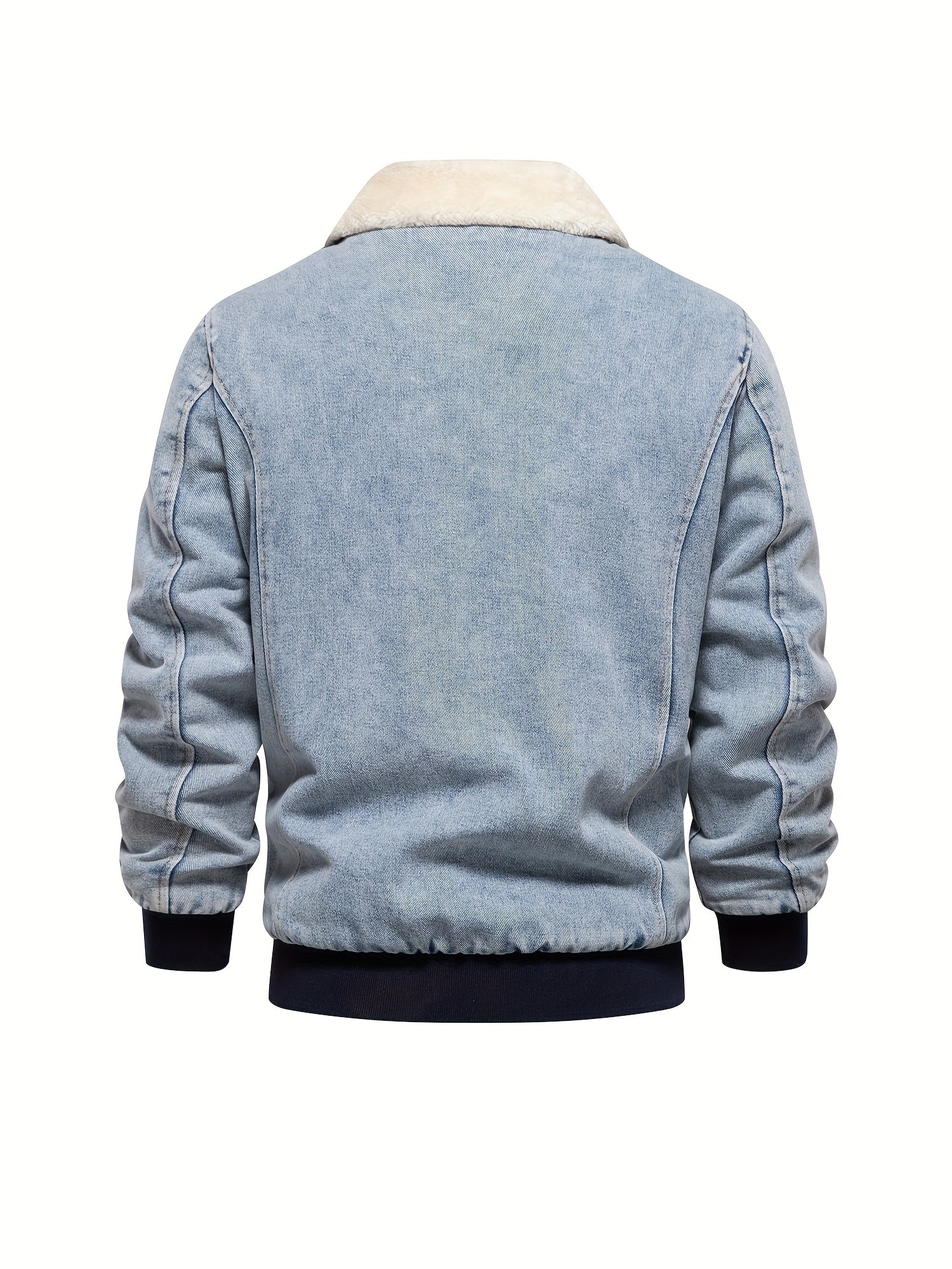 Lucas - Giacca in denim-pile da uomo