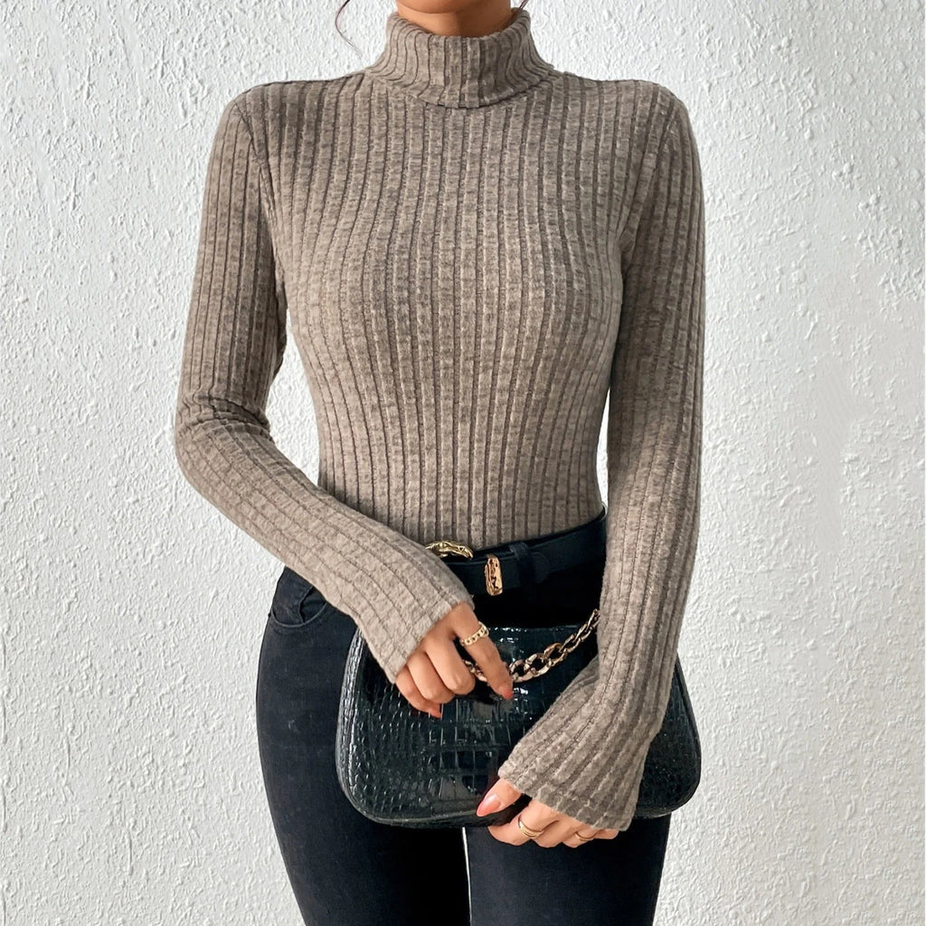 Maglione a collo alto elegante da donna