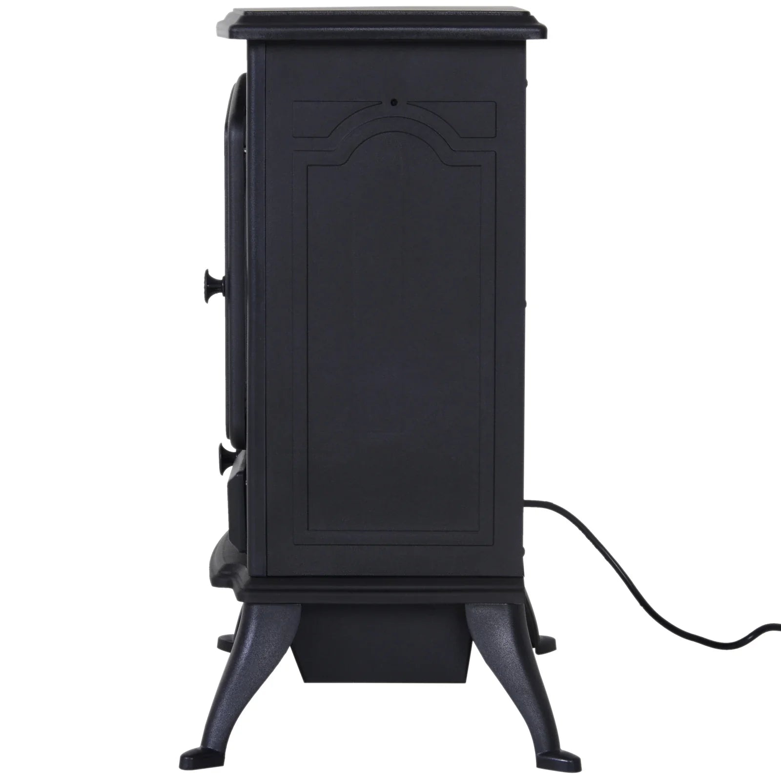 HOMCOM Camino elettrico Stufa rustica Effetto fiamma