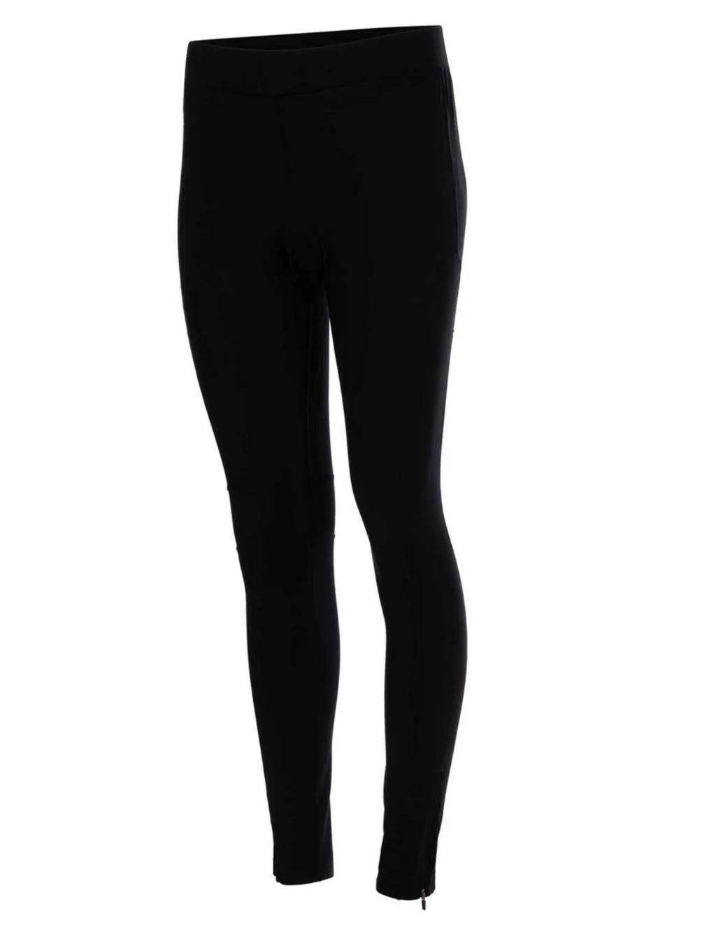 Pantaloni Termici da Ciclismo Lunghi Neri da Donna