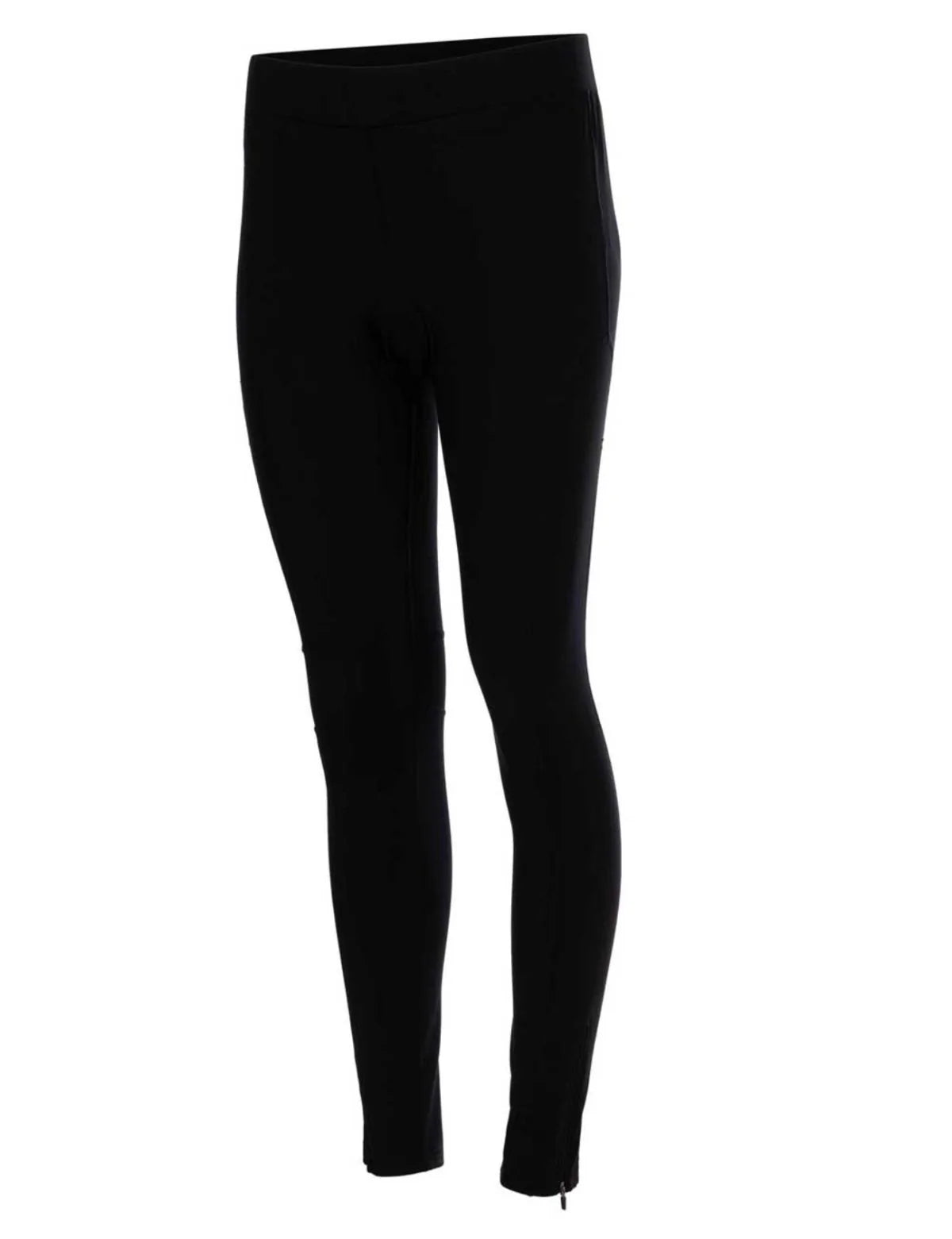 Pantaloni Termici da Ciclismo Lunghi Neri da Donna