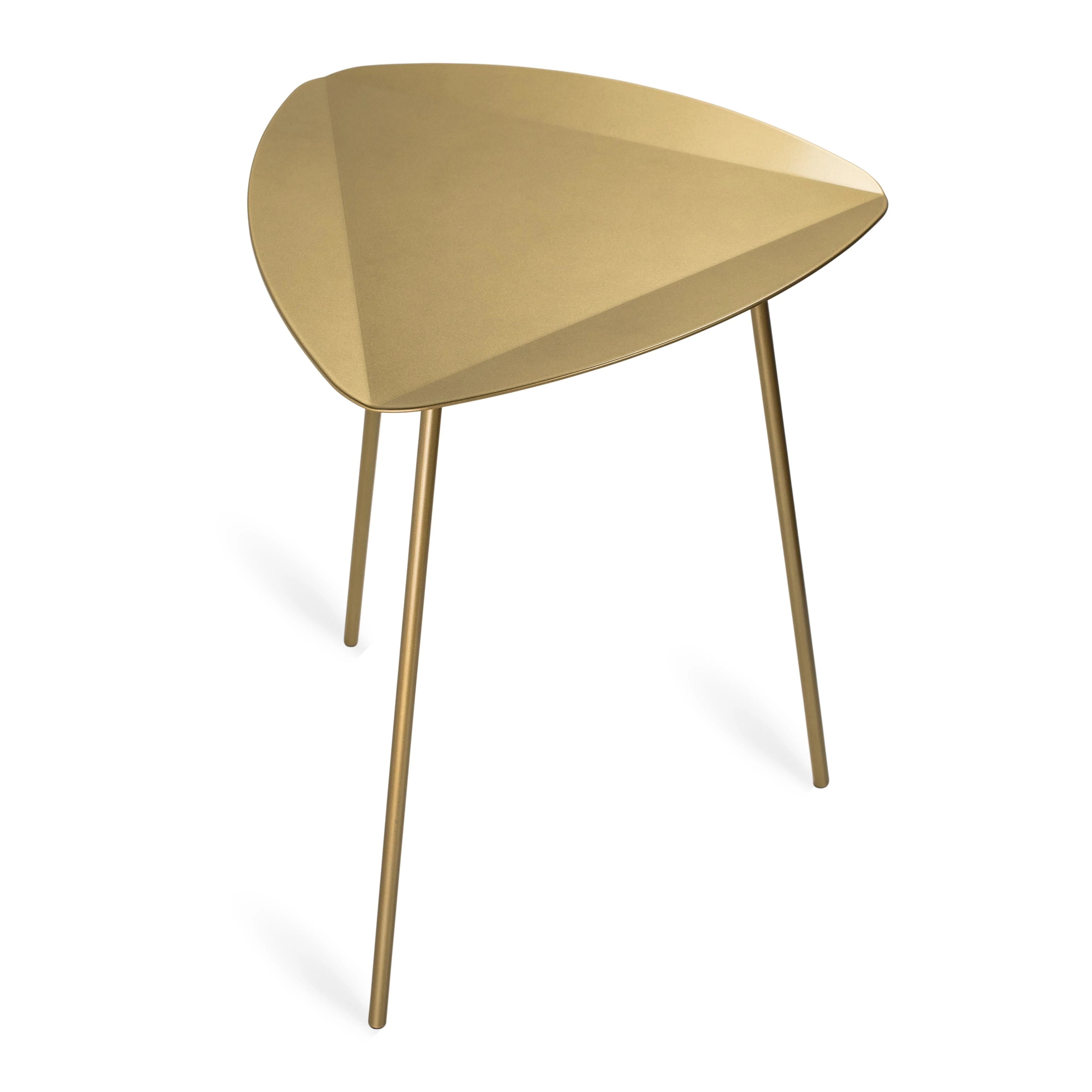 LEITO Beistelltisch Dreieck Hhe 50cm