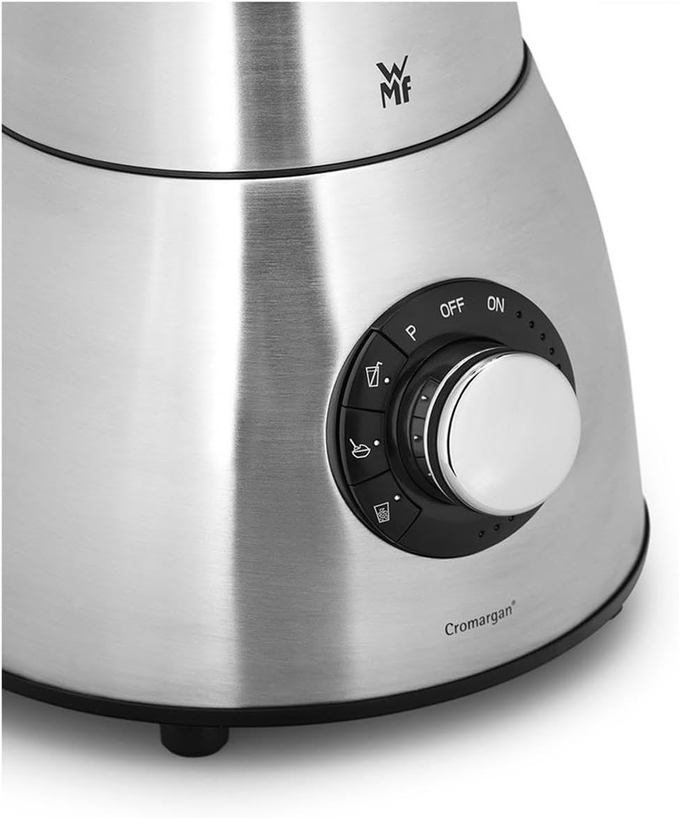 WMF Kult Pro Frullatore, 25.000 giri/min, 1.400 Watt, caraffa in vetro 1,8 l, frullatore ad alte prestazioni, funzione smoothie, tritaghiaccio e intervallo