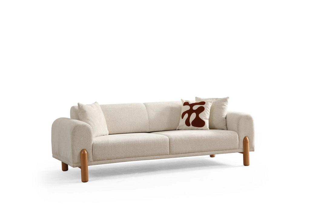 Divano Letto Lyke a 3 Posti - Crema