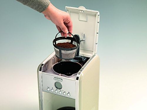 Ariete Vintage 1342 Macchina da Caffè Americano Retrò, Caraffa in Vetro Temperato, Fino a 12 Tazze, Timer 24 Ore, Spegnimento Automatico, Funzione Anti-Goccia, Piastra Riscaldante, Capacità 1.5 L, 2000 W, Verde
