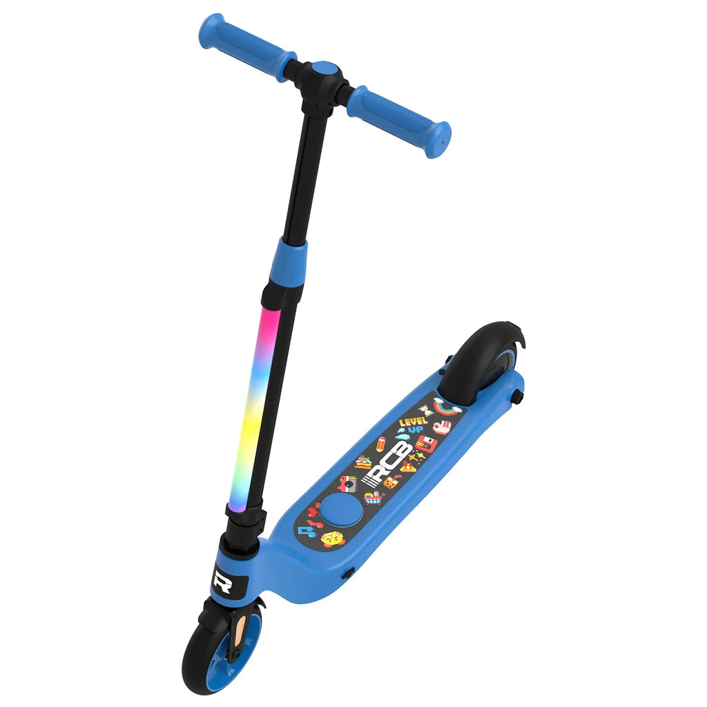 RCB R3X Electric Kid Scooter, 80W Motor, Pink/Blau