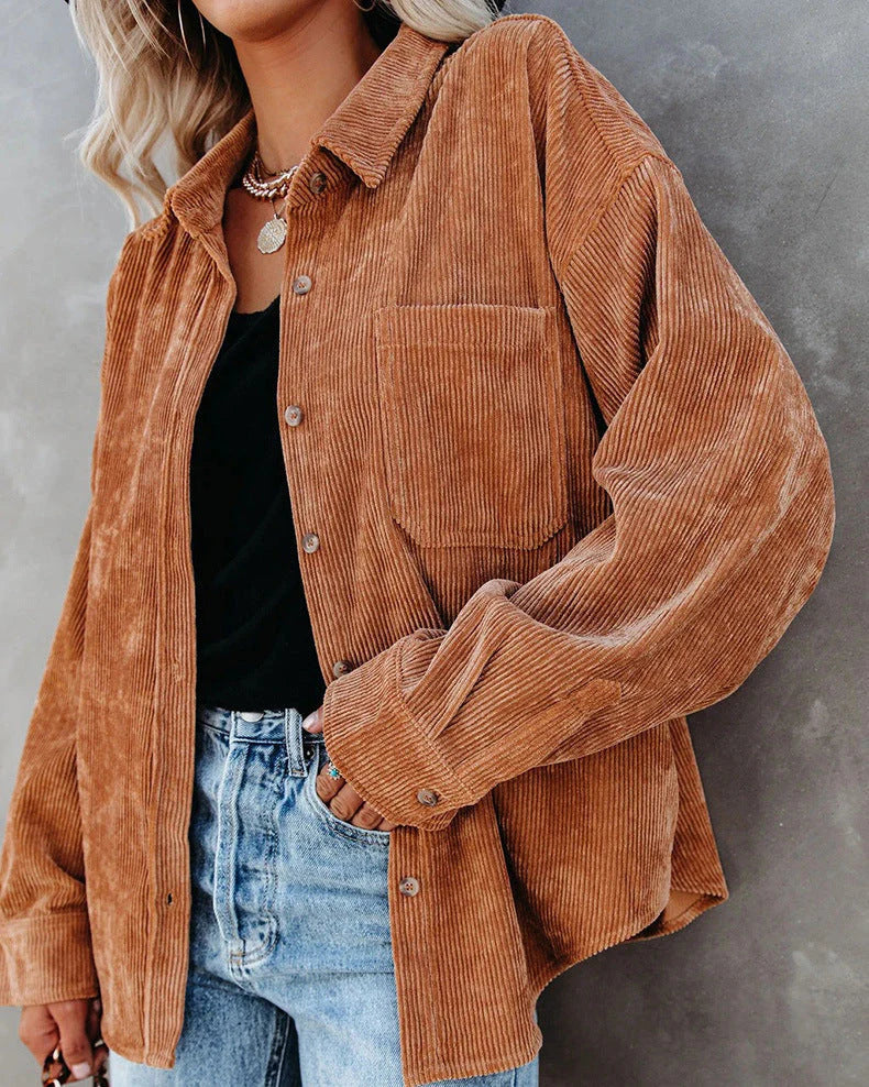 Lizzie - Vintage-Samthemd