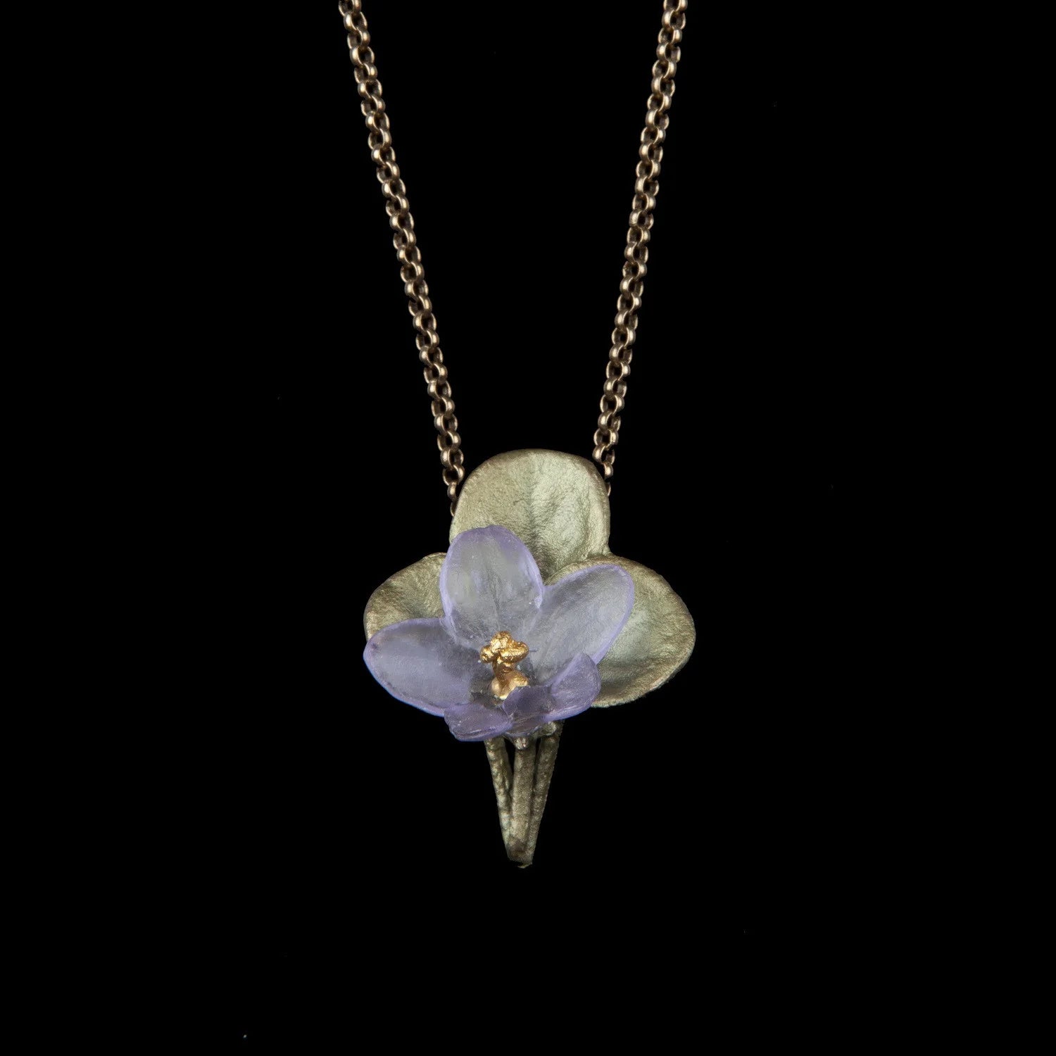 Violetta africana - Collana con ciondolo
