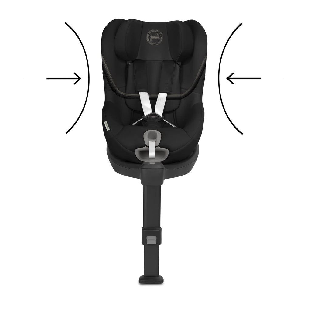 CYBEX Gold Kinder-Autositz Sirona S2 i-Size, Ab ca. 3 Monaten bis 4 Jahren, Max. 18 kg, SensorSafe kompatibel, Granite Black