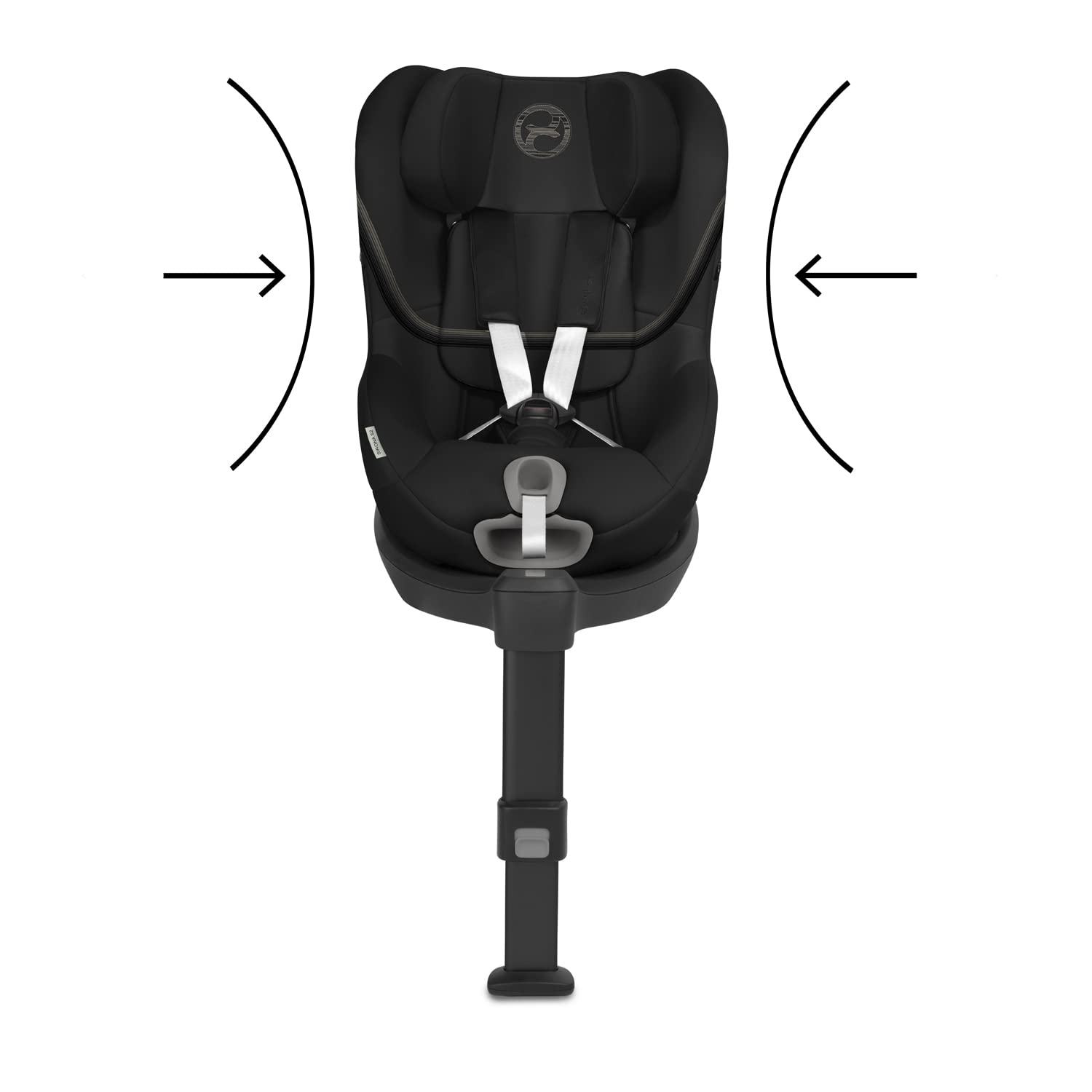 CYBEX Gold Kinder-Autositz Sirona S2 i-Size, Ab ca. 3 Monaten bis 4 Jahren, Max. 18 kg, SensorSafe kompatibel, Granite Black