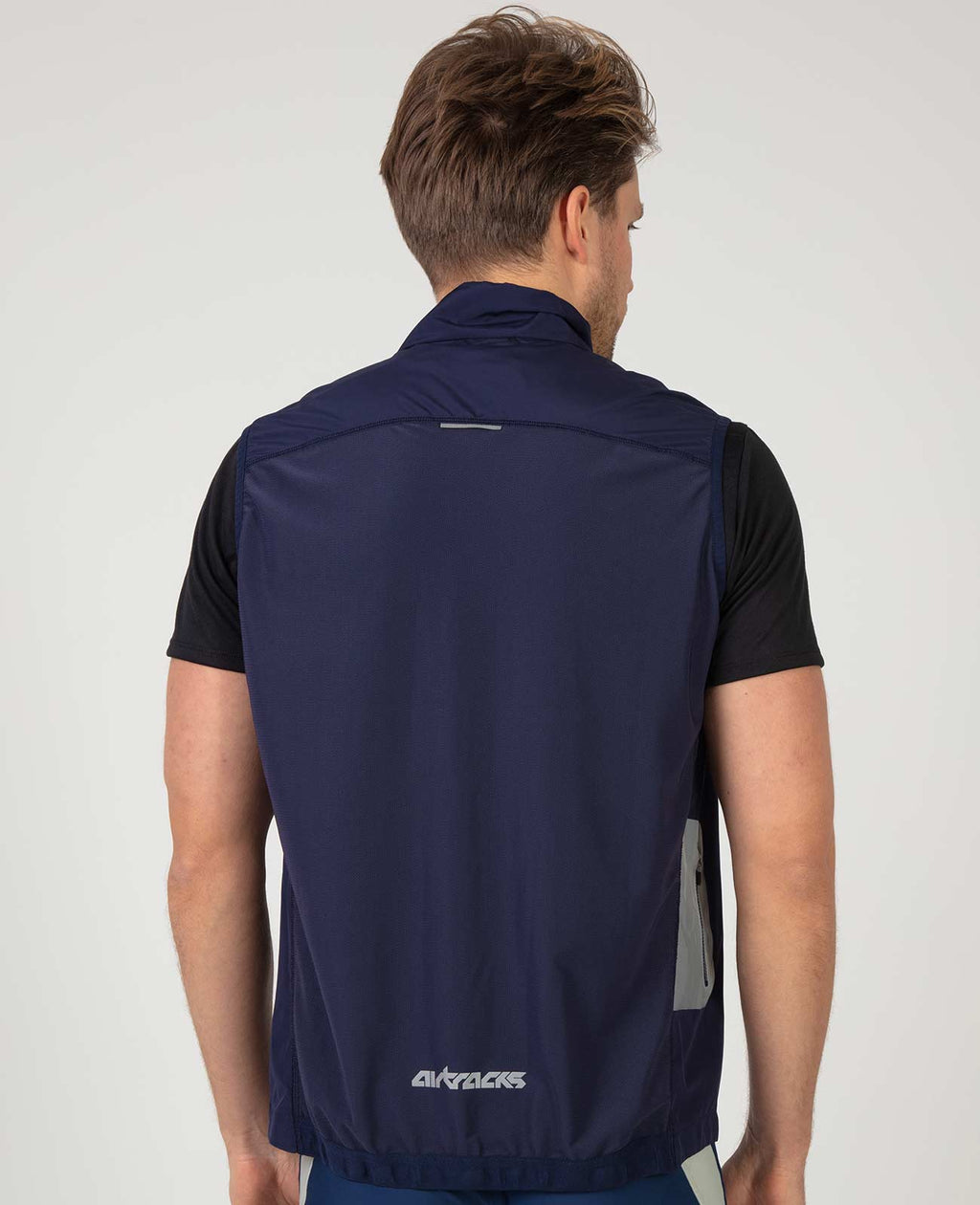 Gilet antivento leggero da uomo - Gilet da ciclismo - Gilet da corsa Pro Line Blu