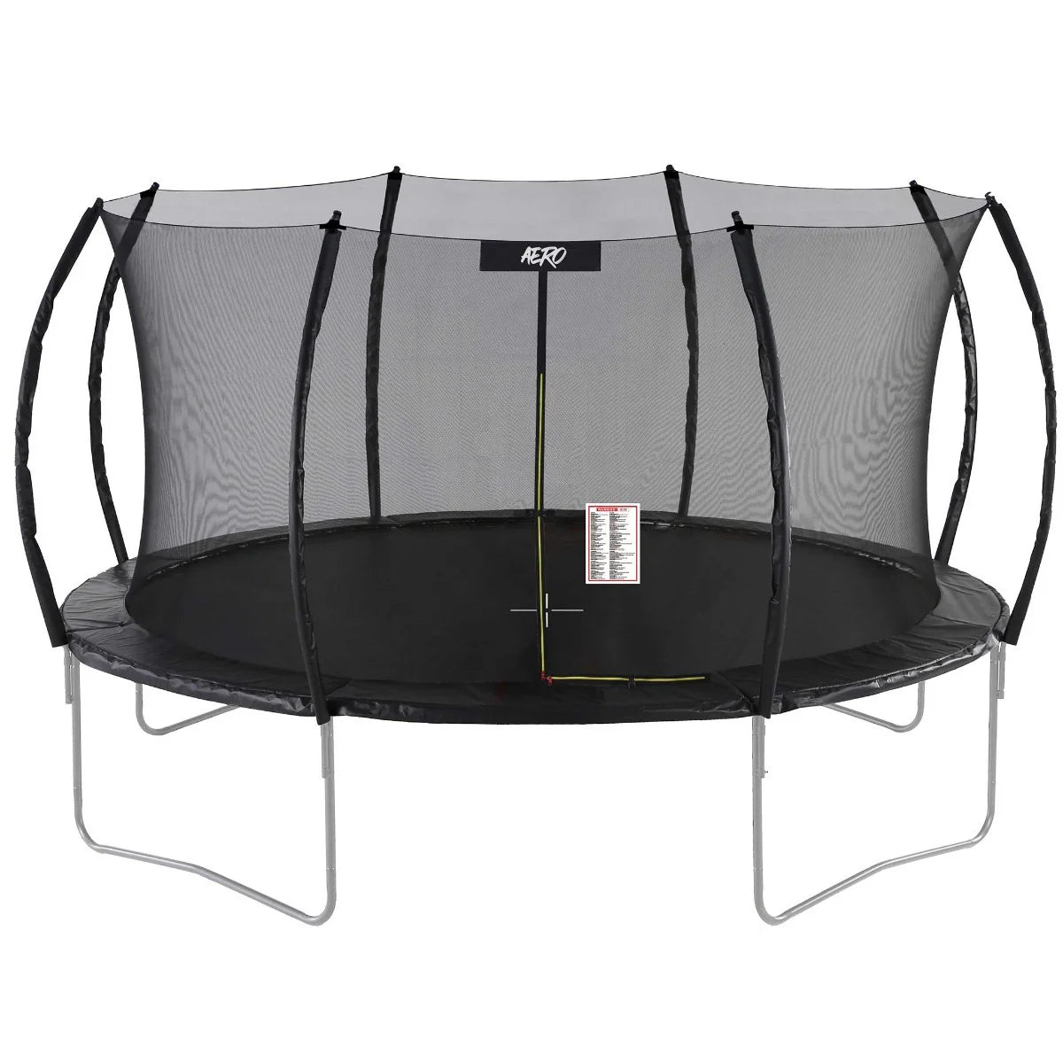 Trampolino React Aero 3,96 m con rete di sicurezza