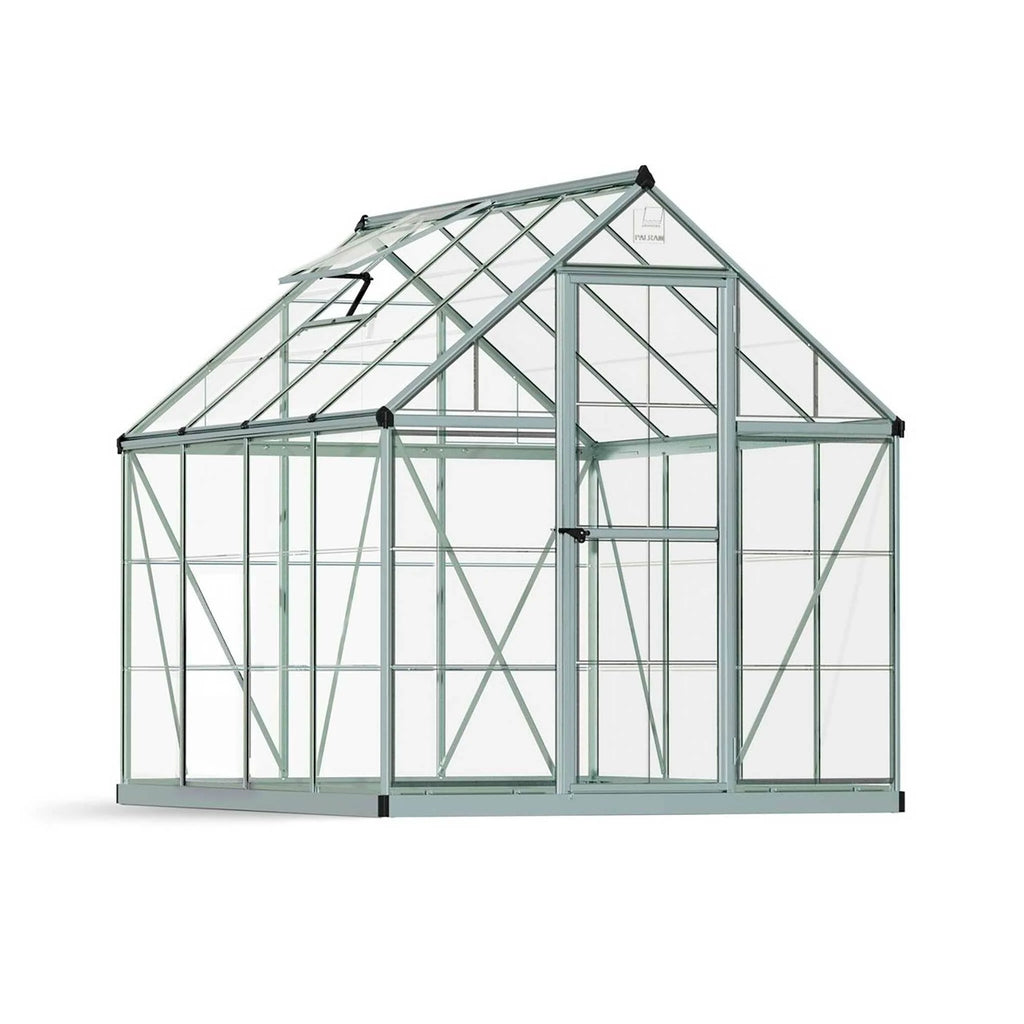 Palram-Canopia Gewchshaus Harmony, 4,6m, 6x8, silber