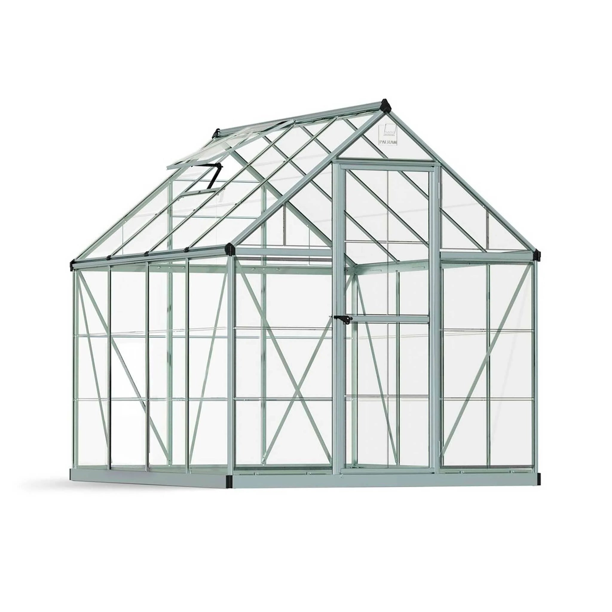 Palram-Canopia Gewchshaus Harmony, 4,6m, 6x8, silber