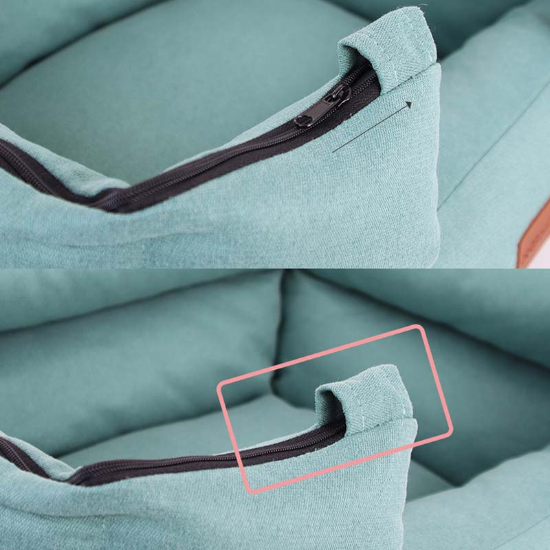 Letto di lusso per cani a doppia imbottitura – Comodo ed elegante