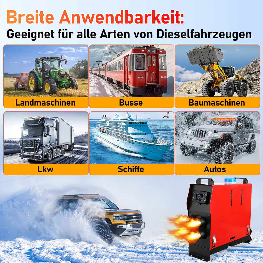 Sonnewelt 5KW 12V Diesel Auto Heizung Standheizung Luftheizung