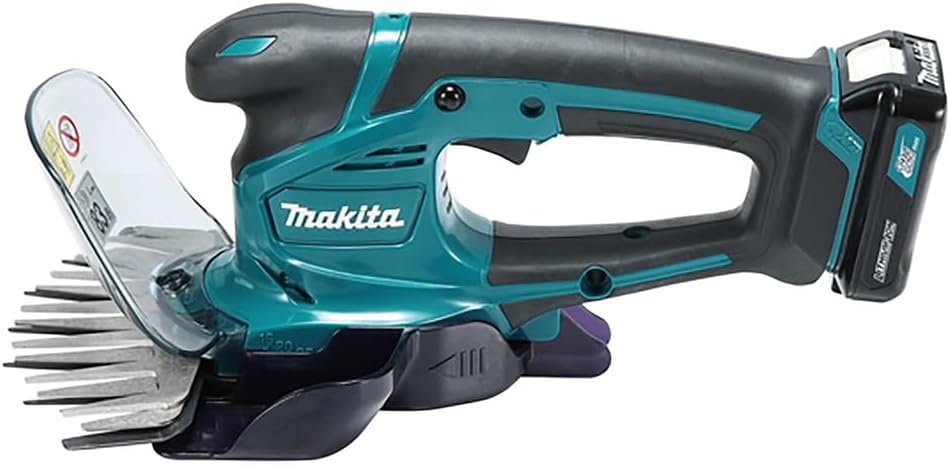 Makita UM600DSMEX Akku-Gras-Strauchschere 12V max, 4,0 Ah, 2 Akkus BL1041B, Ladegerät DC10SB, inklusive Schnittgutsammler