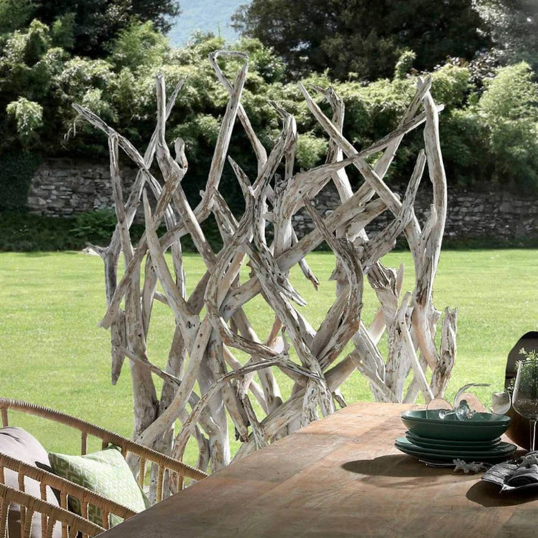 Divisorio in legno RANTING - finitura bianco anticato