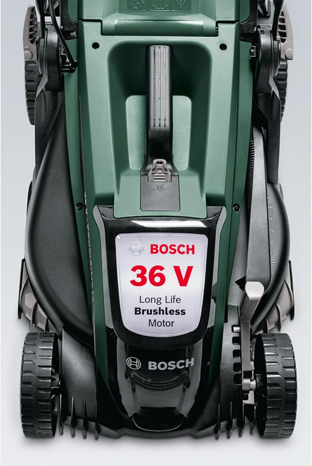 Bosch Home and Garden 06008B9B01 Bosch Tosaerba EasyRotak 36-550 (senza batteria, 36 Volt, larghezza di taglio: 38 cm, superfici prato fino a 550 m², in scatola di cartone)