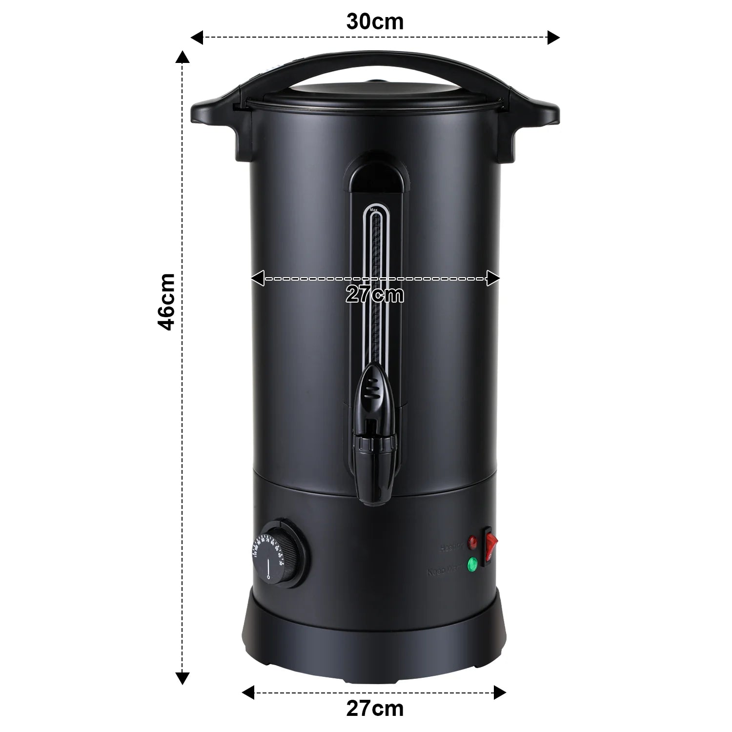 Sonnewelt Glühweinkocher Heiwasserspender 10L