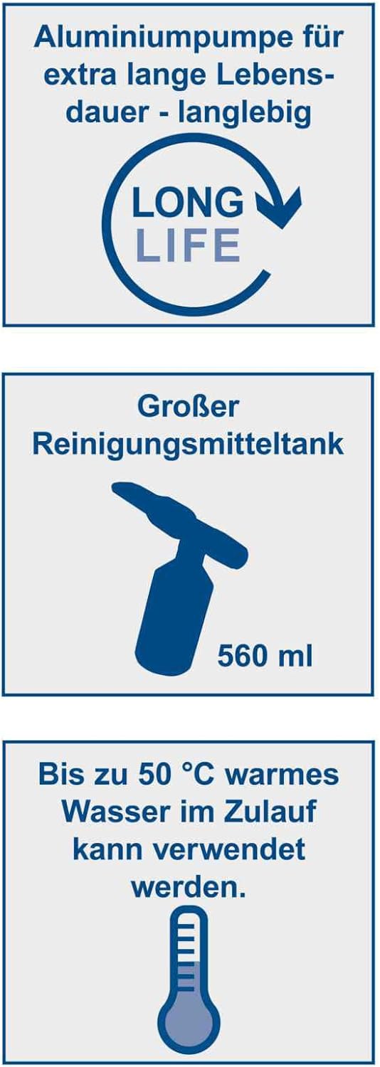 Scheppach Hochdruckreiniger HCE2550 mit 12 TLG. Zubehör | 180 bar Druck | 2400W Leistung | Quick Connect | 10m Schlauch, Flächenreiniger, Reinigungslanze, Düsenaufsatz, Standard- & Hochdruckdüse UVM.