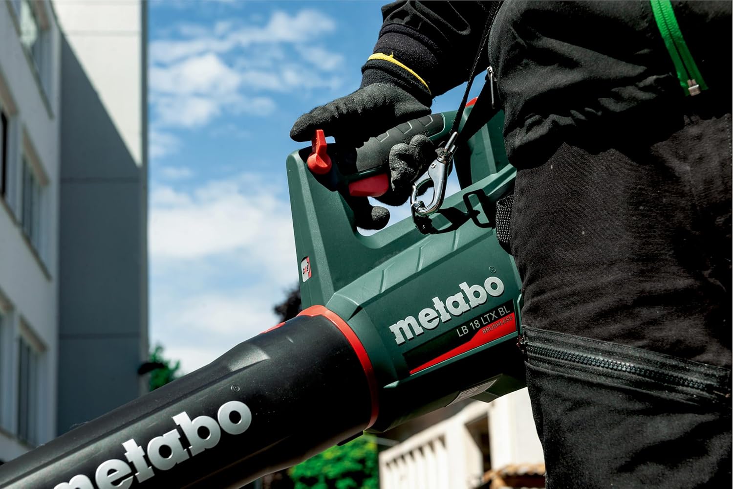 metabo Soffiatore a batteria LB 18 LTX BL – 601607850 – 18 V – Soffiatore a batteria silenzioso con motore potente e forza di soffiaggio costante – Senza batteria e caricabatteria, Verde