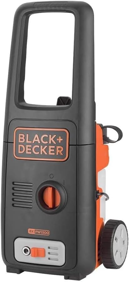 BLACK+DECKER Hochdruckreiniger BXPW2200PE mit Patio Cleaner Deluxe und Feste Bürste (2200 W, 150 bar, 440 l/h)