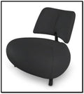 Poltrona di design Leolux Pallone Black Edition, poltroncina da salotto,