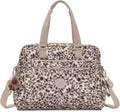 Kipling Alanna bedruckte Wickeltasche mit Leopardenfedern, Leopardenfedern